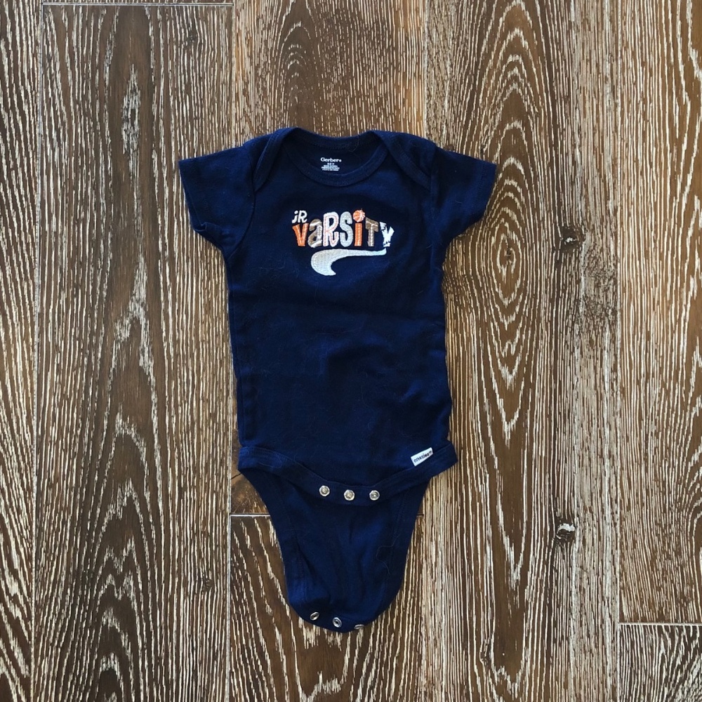 Gerber Junior Varisty Onesie